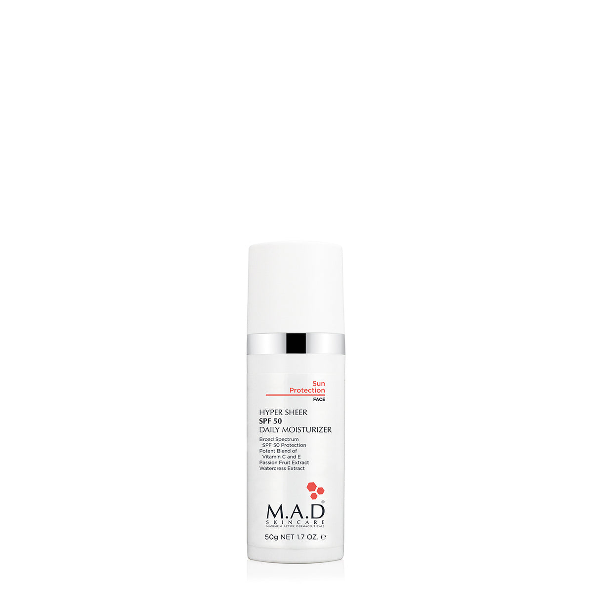 M.A.D Hyper Sheer SPF 50 Daily Moisturizer