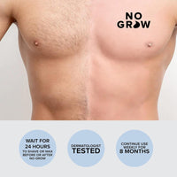 No Grow Male Body Hair Remover & Growth Inhibitor 90ml