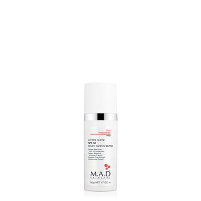 M.A.D. HYPER SHEER SPF 50 FINISH DAILY MOISTURIZER