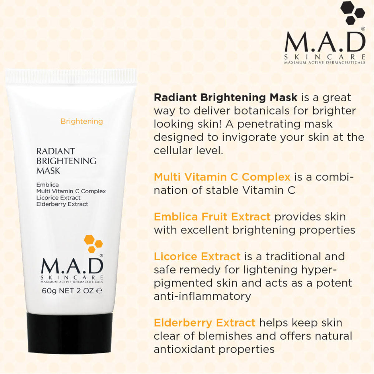 M.A.D Radiant Brightening Mask