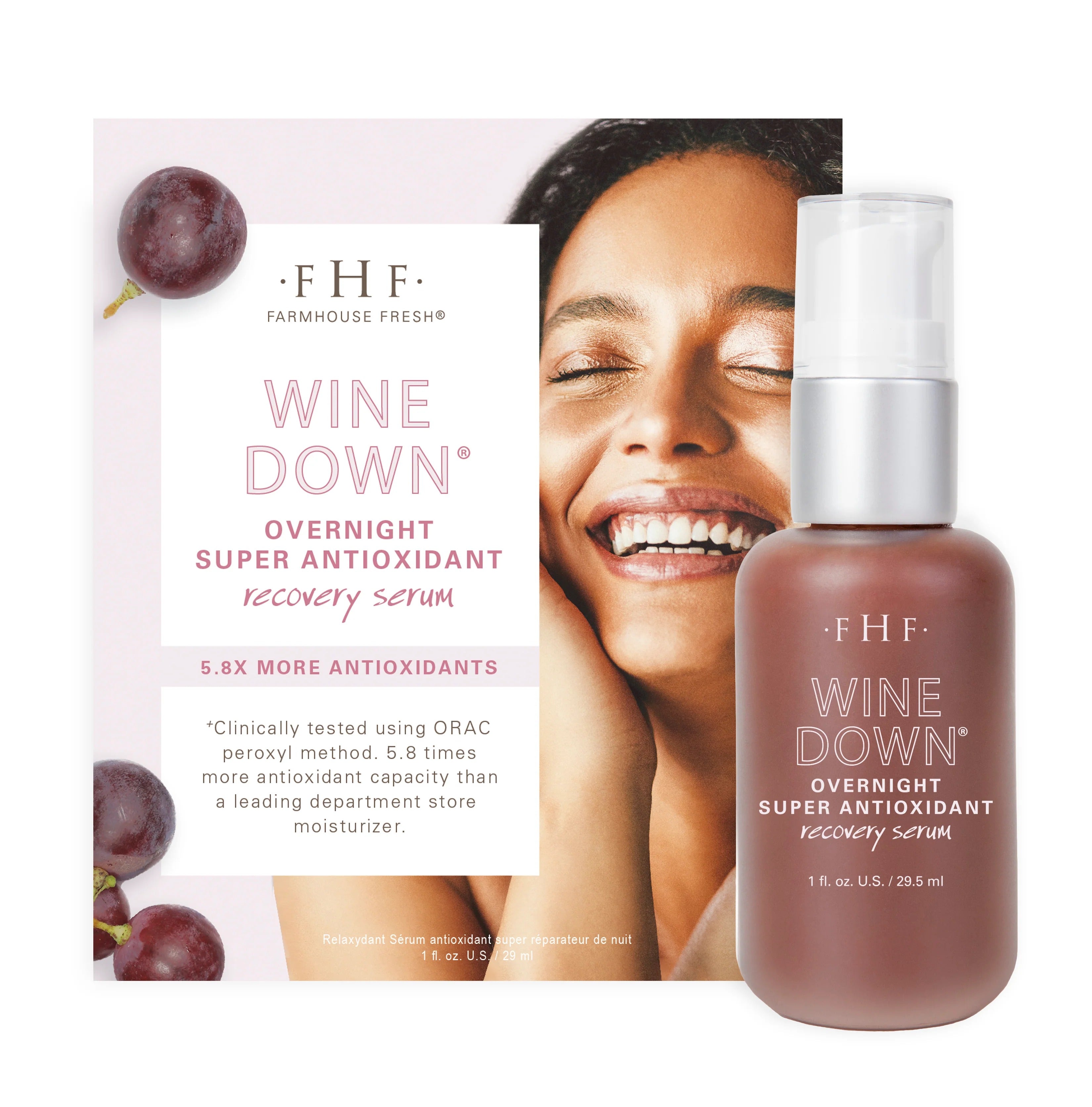 Wine Down® Overnight Super Antioxidant Recovery Serum